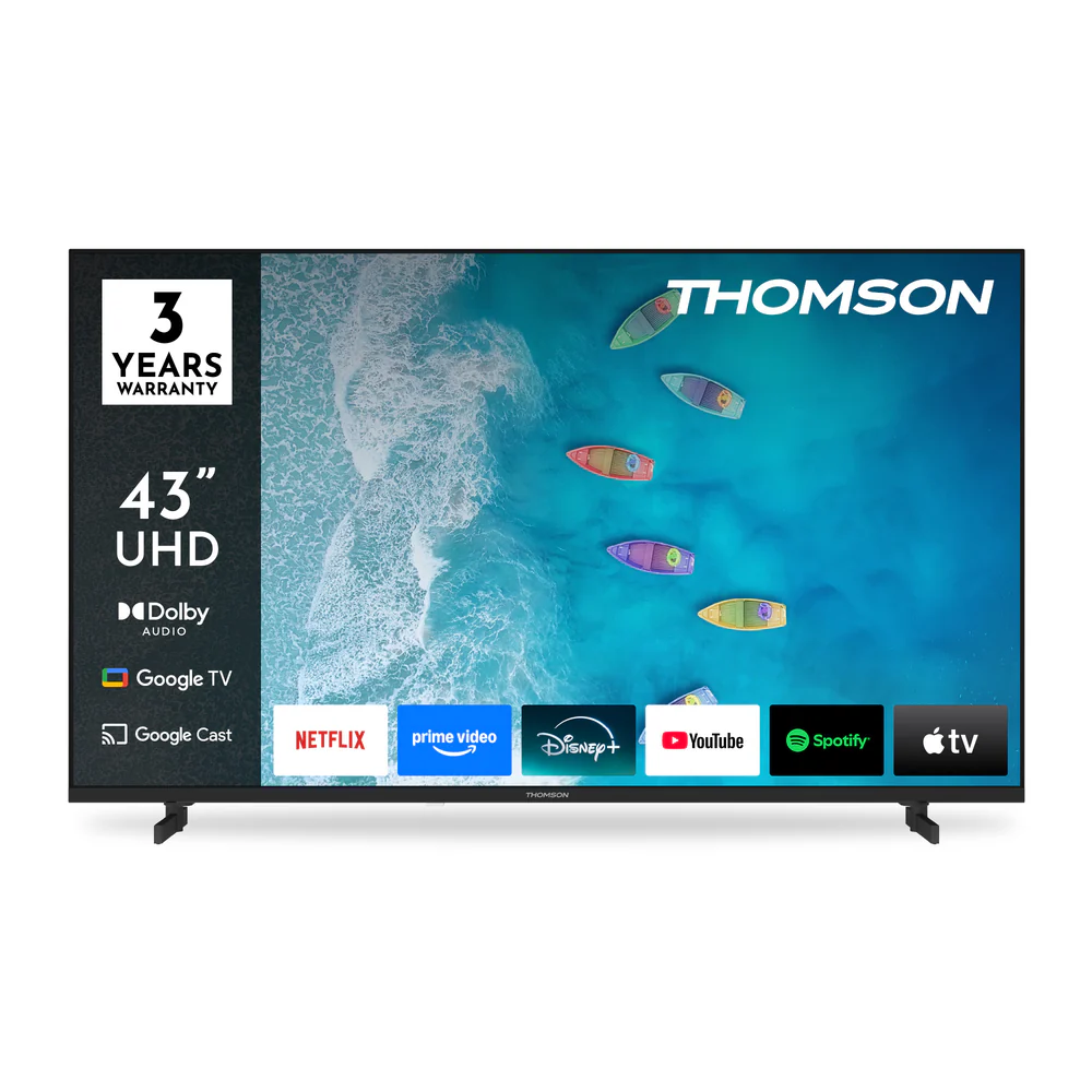 Thomson Google TV 43  UHD (side feet) – 43UG4S15